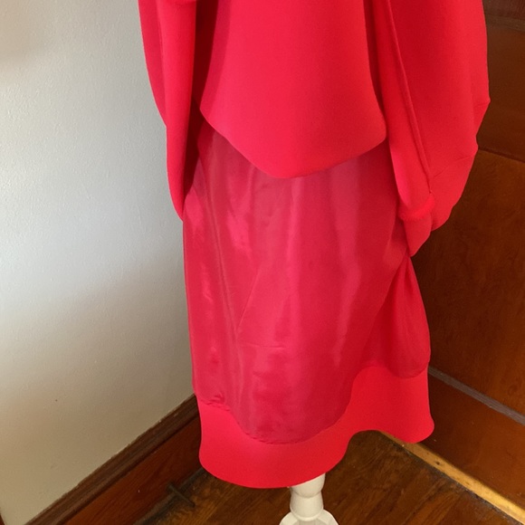 ❤️NWOT VINTAGE PINK BACK DRAPERY FORMAL COCKTAIL DRESS❤️ Size16 - Picture 8 of 11